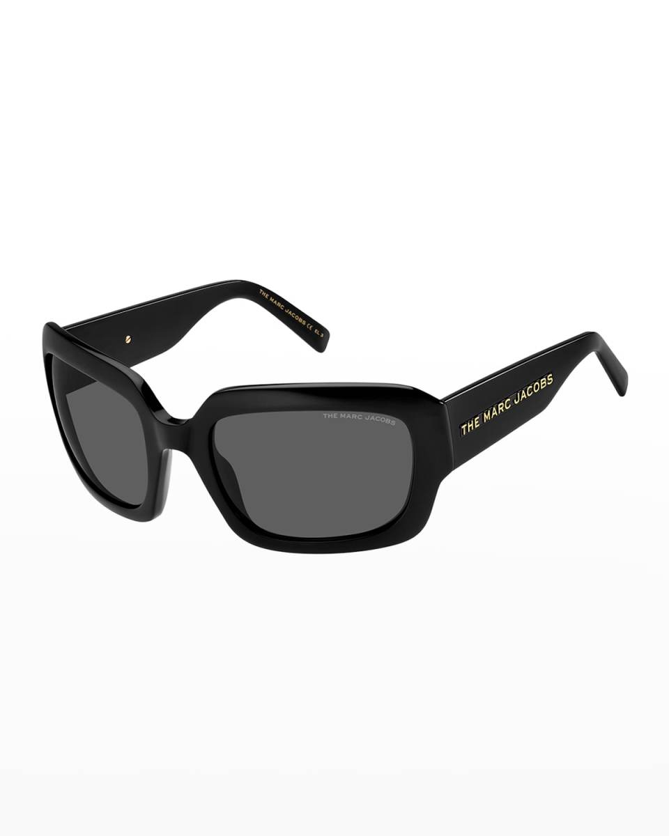 Wrap Square Acetate Sunglasses